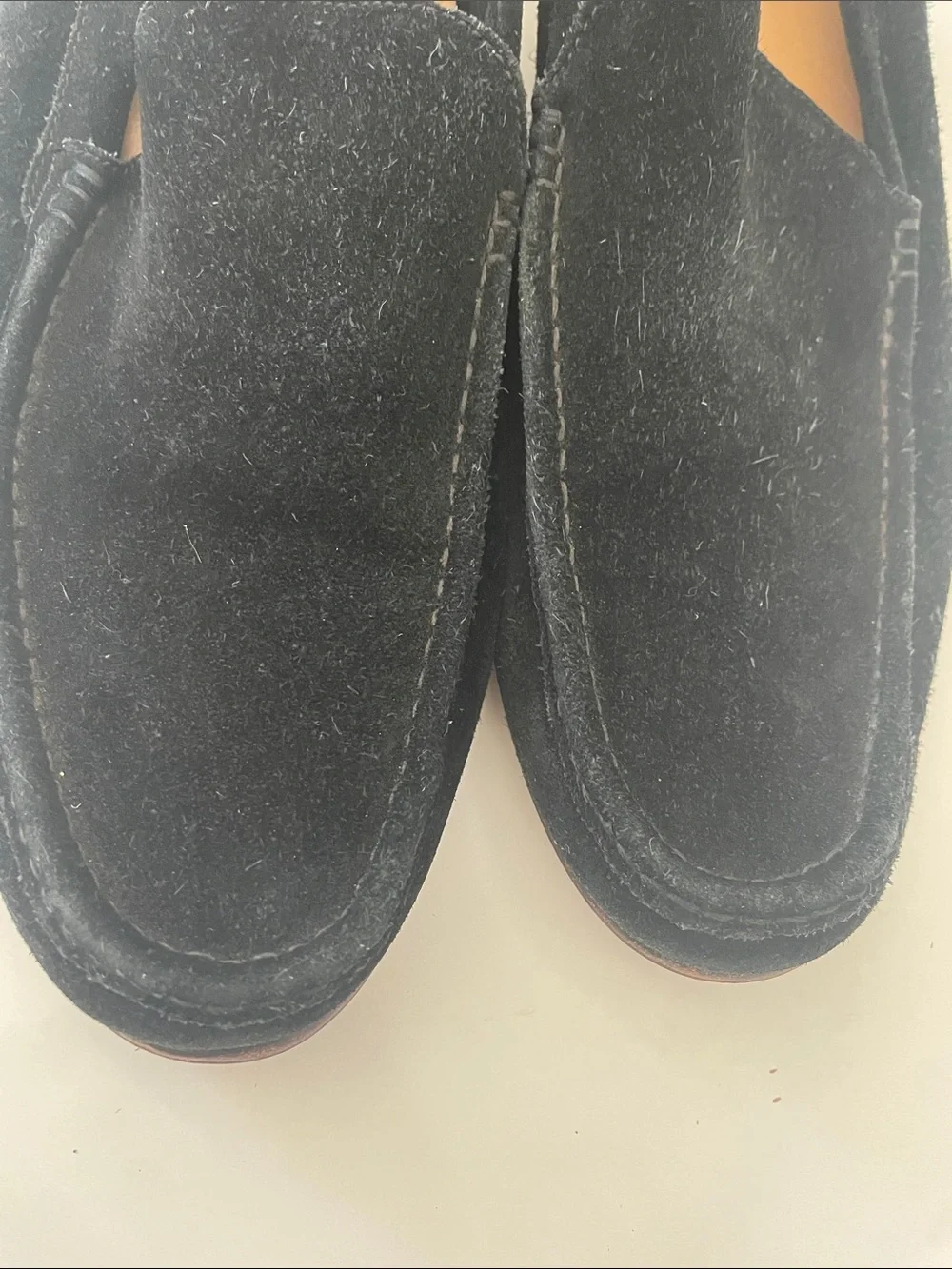 Tommy Bahama Black Suede Southshore Slip-On Loafers